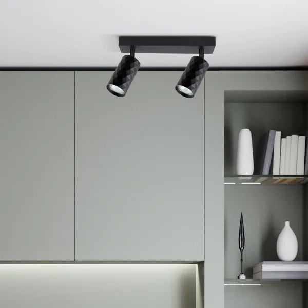 Brilagi - LED RGBW dimmelhető spotlámpa SELE DIAMANT 2xGU10/4,8W/230V fekete