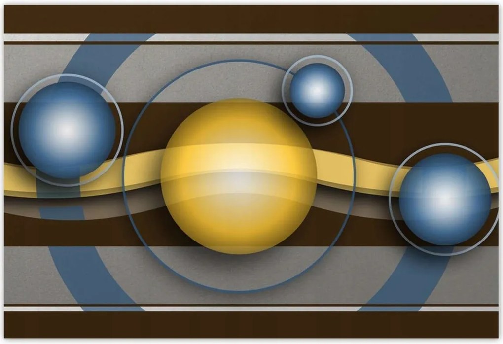 Poszterek 200x135 Divatos gömbök Absztrakt