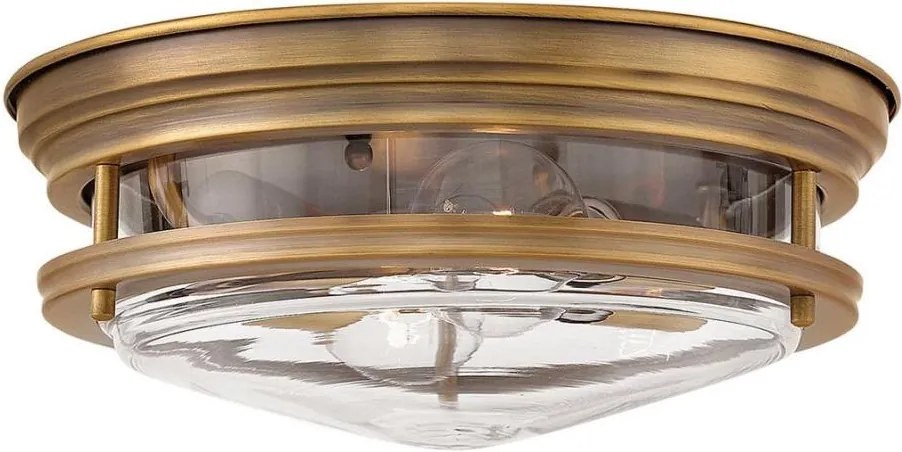 Quintiesse QN-HADRIAN-FS-BR-CLEAR - Kültéri állólámpa HADRIAN 2xE27/40W/230V IP44 bronz