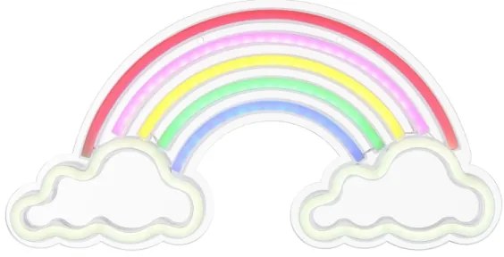 Globo 28056 - LED neon falidekoráció RAINY LED/3W/USB szivárvány