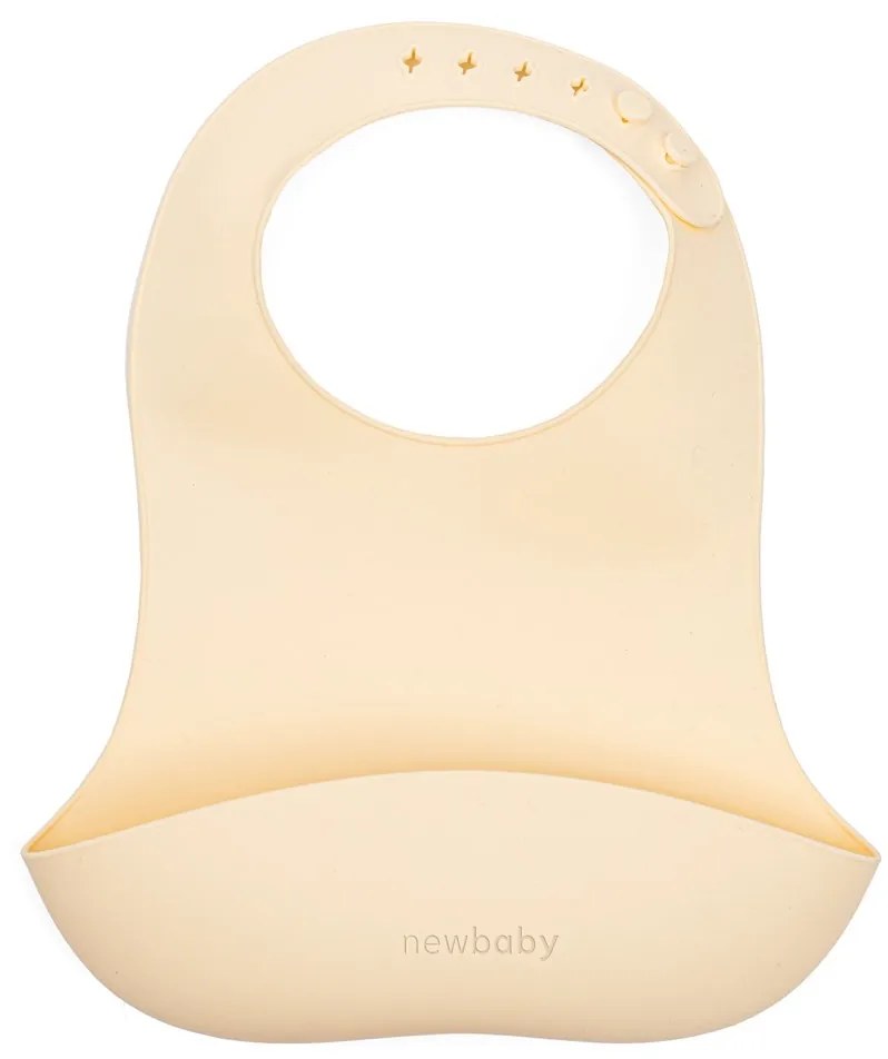 Szilikon előke New Baby bézs