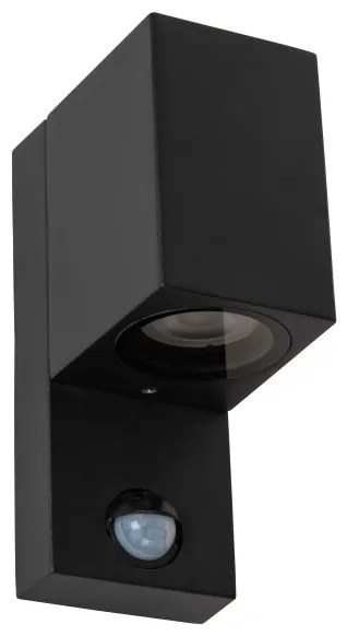 Lucide 69802/01/30 -Kültéri érzékelős lámpa ZARO 1xGU10/7W/230V IP65 fekete