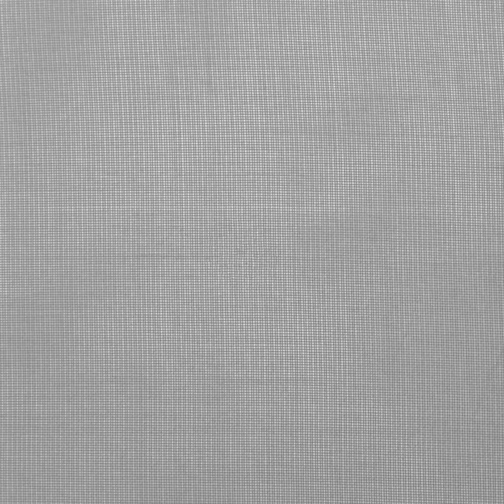 2 db világosszürke fátyolfüggönyök rojtokkal 140x300 cm