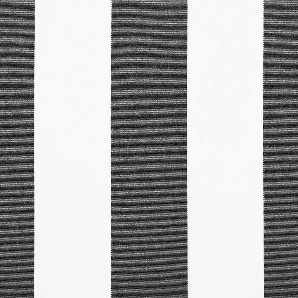 Antracitszürke-fehér kézzel kihúzható napellenző 500 x 300 cm