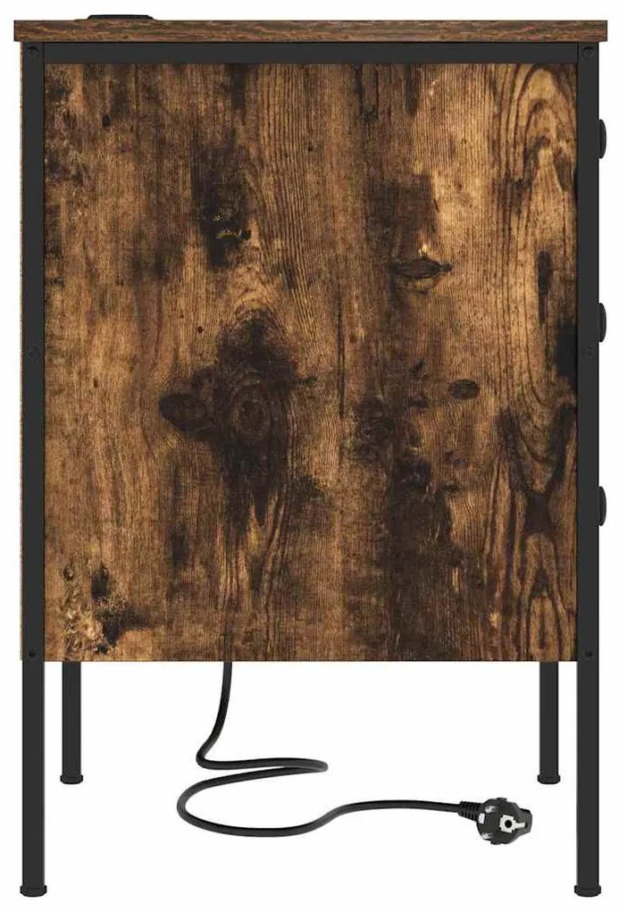 Éjjeliszekrény fiókkal Füstölt tölgy 42 x 41 x 61 cm Faanyag