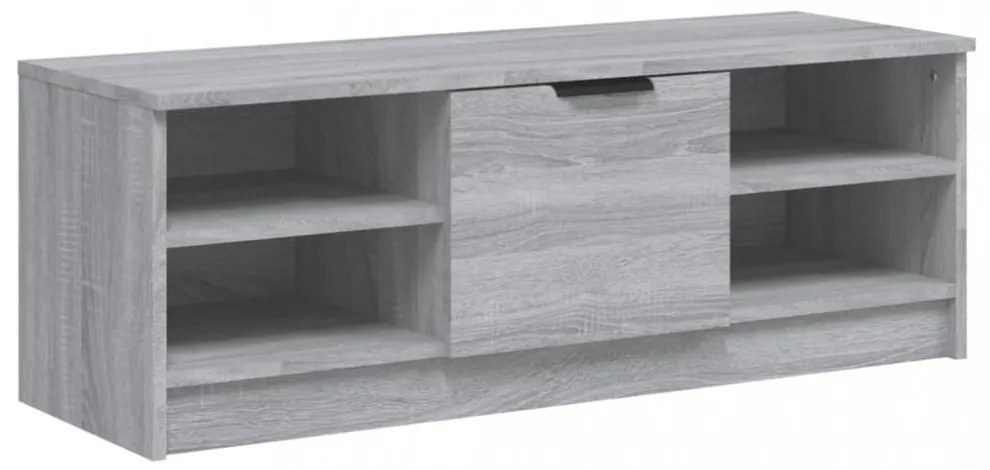 szürke sonoma színű szerelt fa TV-szekrény 102 x 35,5 x 36,5 cm