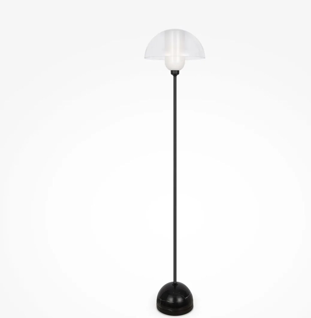 Maytoni modern állólámpa memory fekete átlátszó mymod177fl-01b