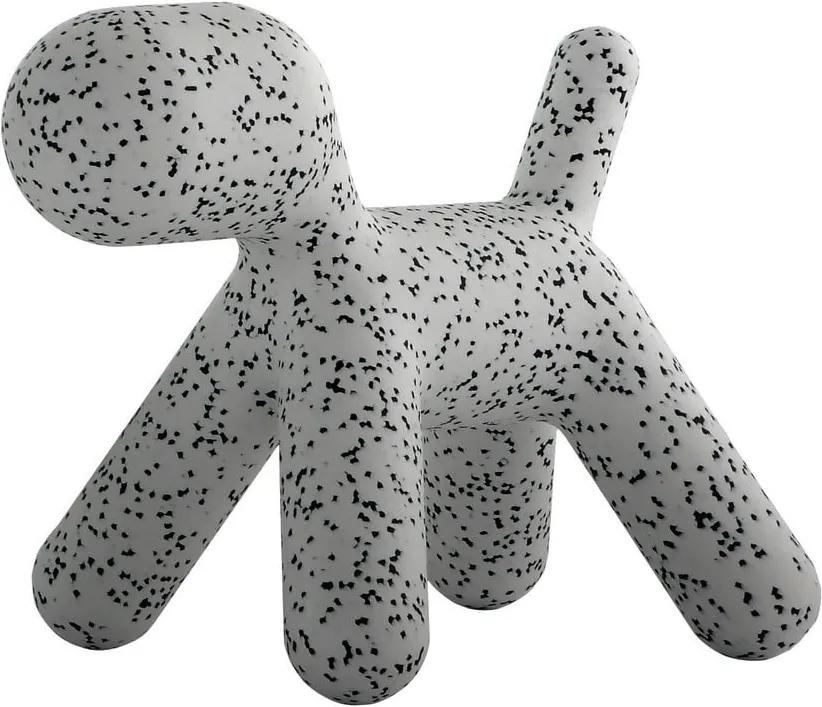 Puppy szürke-fekete, kutyaformájú gyerekülőke, magasság 34,5 cm - Magis