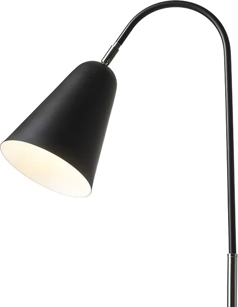 RENDL GARBO asztali lámpa fekete króm 230V LED E27 15W