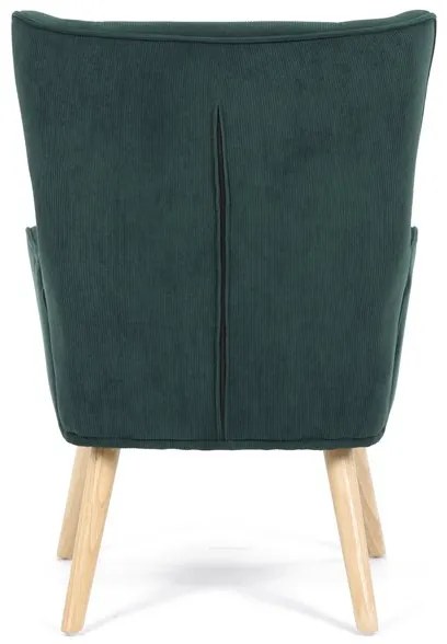 Zöld Kordbársony U-Fotel. AK-314 GRN2