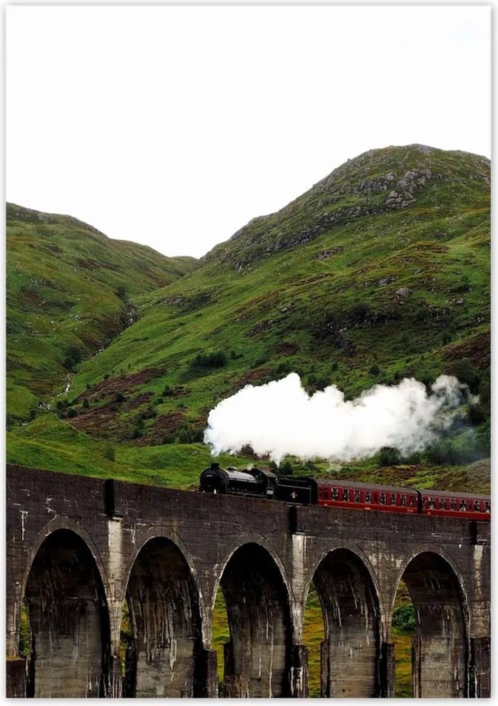 Poszterek 70x100 Gőzmozdony híd