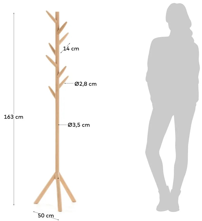 Natane nyírfa fogas - Kave Home