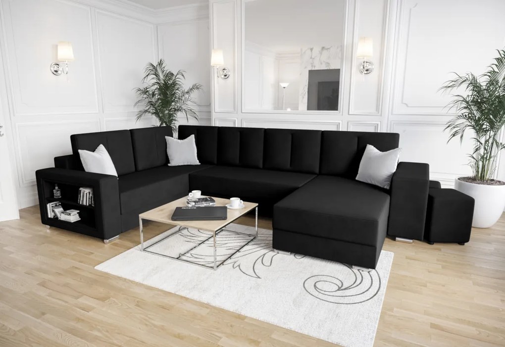 JENER U ágyazható sarok ülőgarnitúra, 326x90x180, itaka 33, jobb