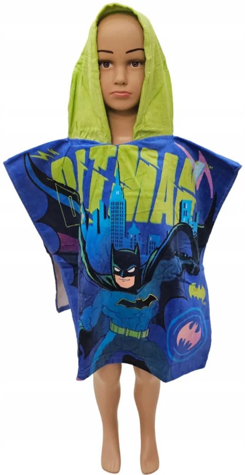 Batman Never Give Up strand törölköző poncsó 55x110 cm