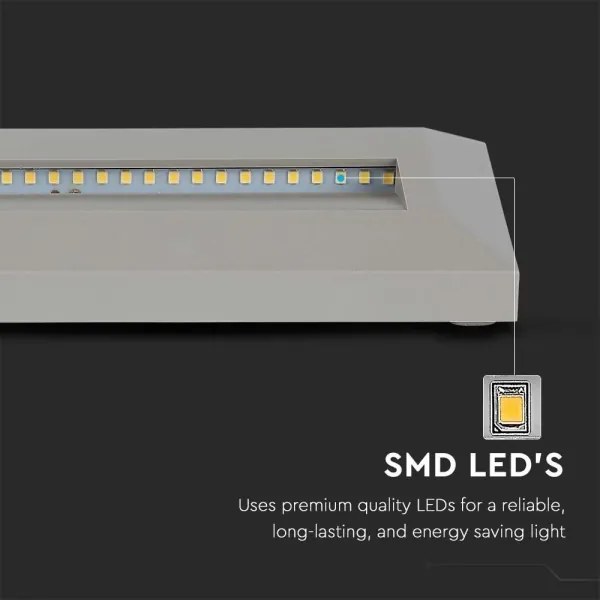 LED kültéri lépcsővilágítás LED/3W/230V IP65 3000K szürke