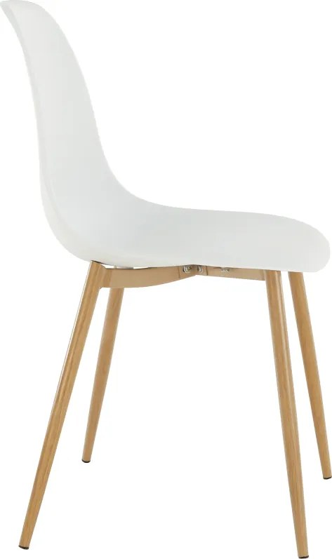 Szék, fehér/natúr, SINTIA