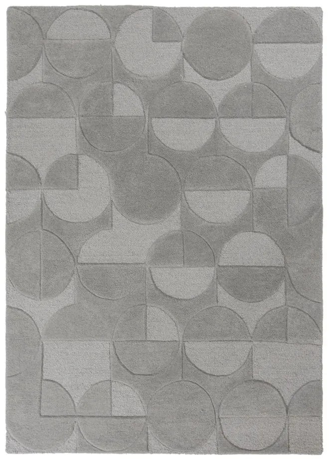 Gigi szürke gyapjú szőnyeg, 120 x 170 cm - Flair Rugs
