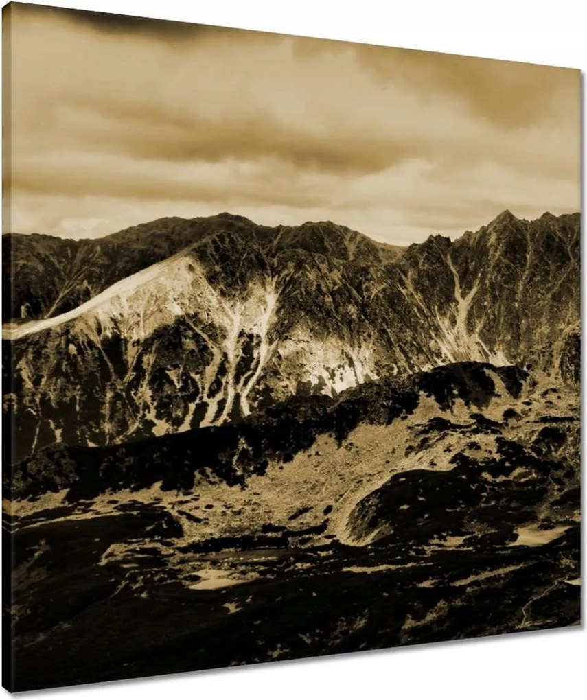 Vászonkép 60x60 Tátra Lengyel hegyek Kilátás