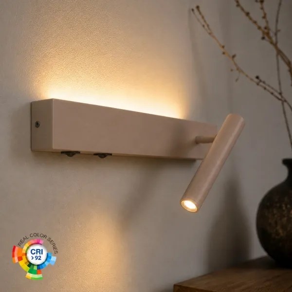BRILAGI - LED falra szerelhető spotlámpa ARLIX LED/3W/230V + LED/7W bézs CRI 90