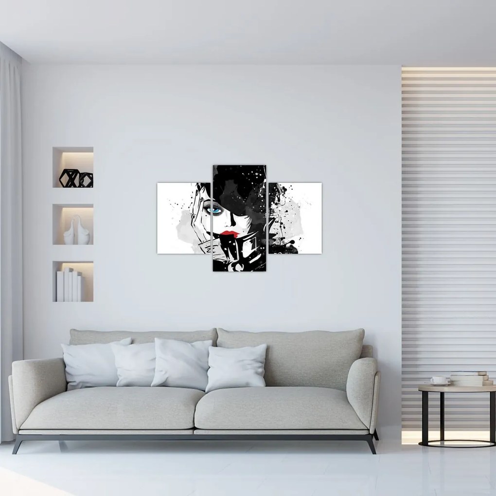 Kép - A titokzatos nő (90x60 cm)