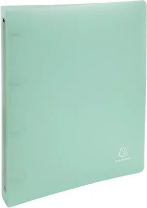 Gyűrűs könyv, 4 gyűrű, 40 mm, A4, PP, EXACOMPTA, pasztell zöld (EX51973E)