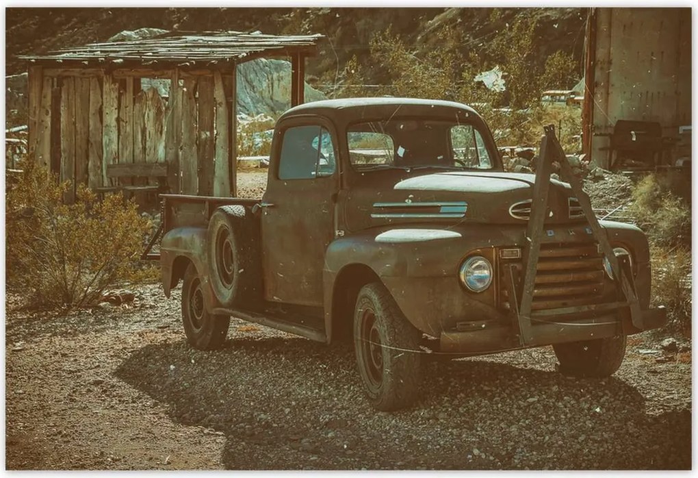 Poszterek 185x125 Amerikai teherautó