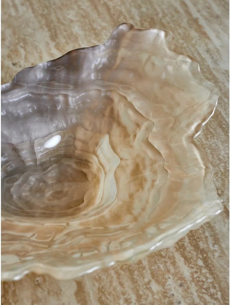 Üveg dekoratív tál 29x38 cm Aiku – Bloomingville