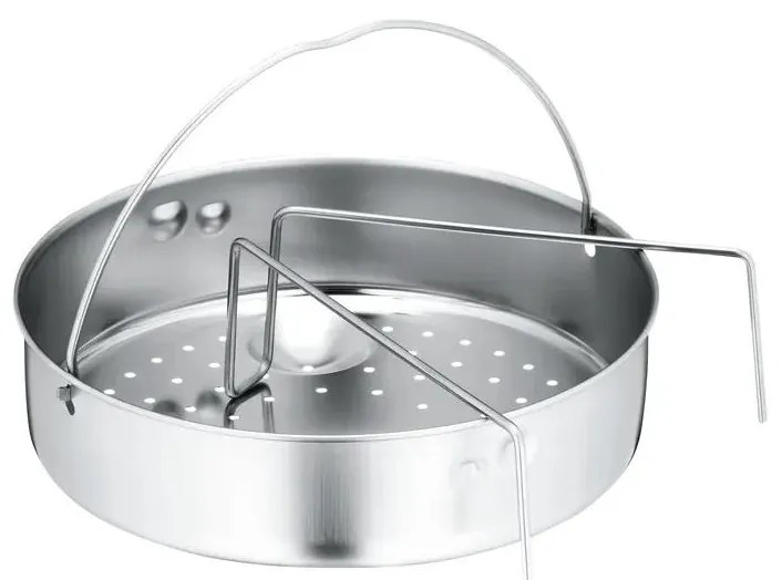 WMF - Gőzölőbetét és háromlábas tartó szett 22 cm átmérőjű kuktákhoz