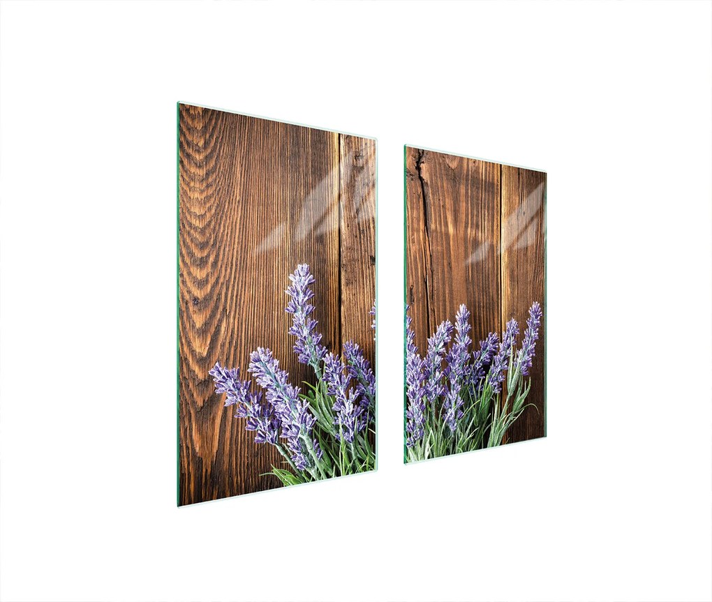 Üveg Tűzhelyvédő Főzőlap 75x52 Levendula Edzett Üveg