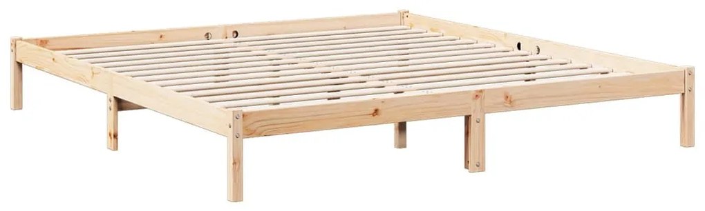 tömör fenyőfa extra hosszú ágykeret matrac nélkül 180 x 210 cm