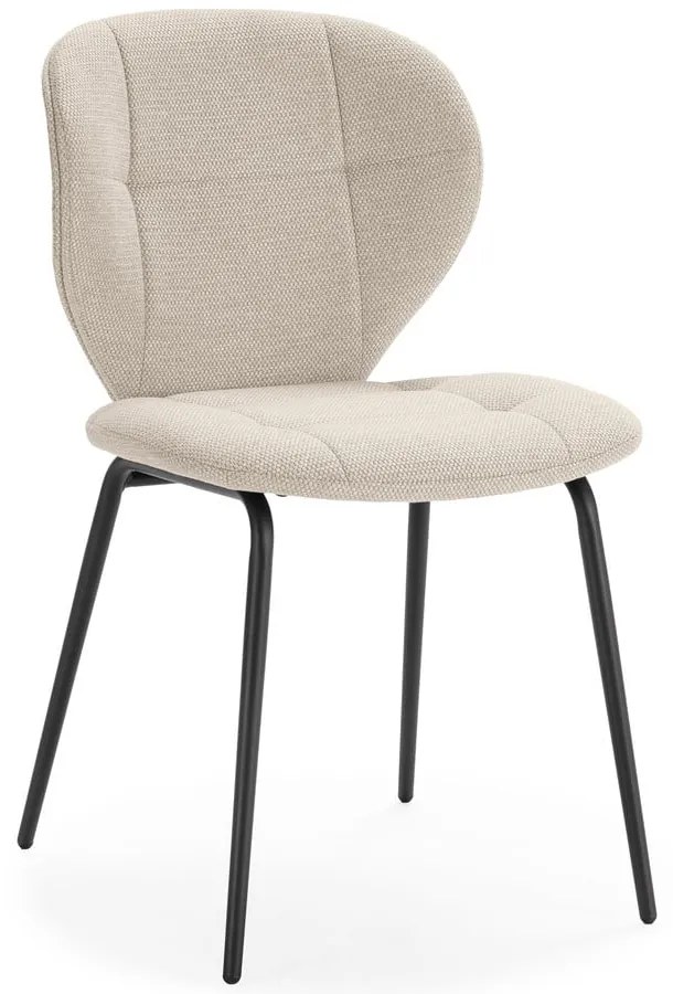 Krémszínű étkezőszék szett 2 db-os Maori – Marckeric