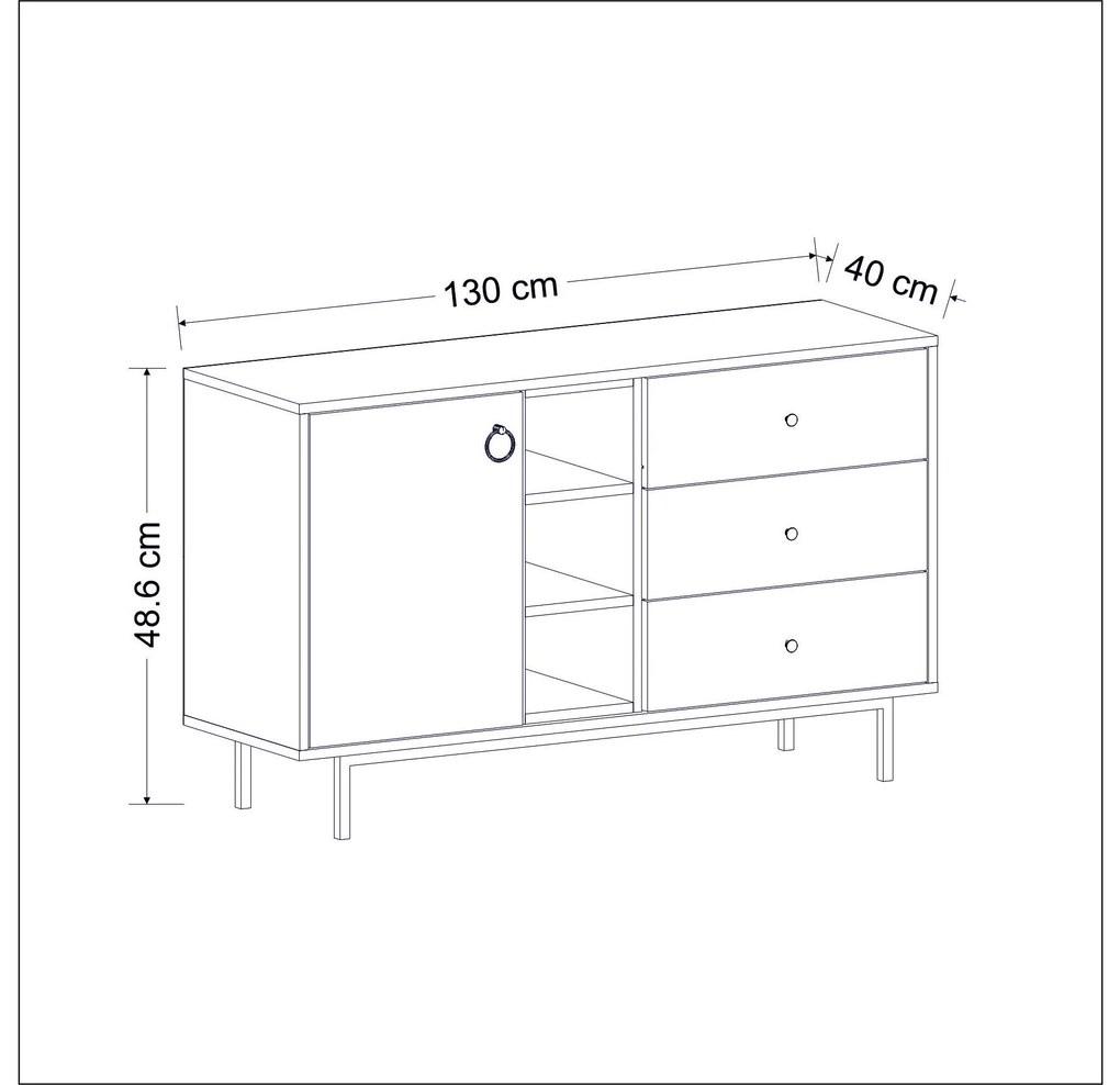 Nappali fal Natty (antracit). 1088777