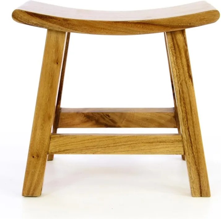 DIVERO® Kerti szék sámli  ázsiai tölgyből