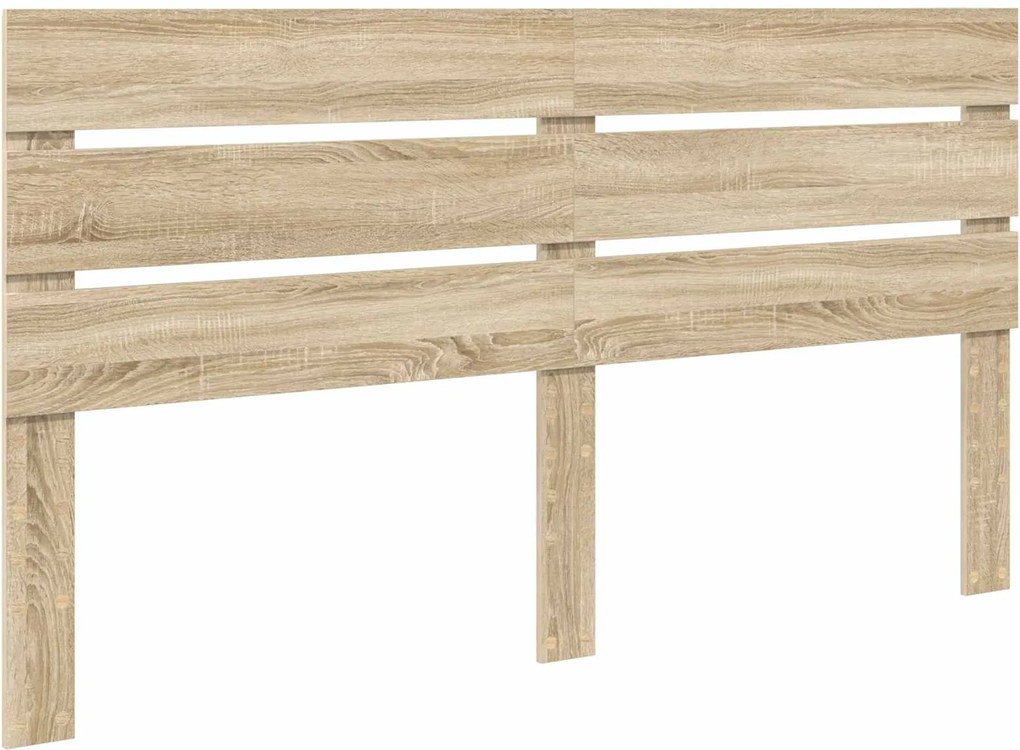 vidaXL Fejtámla Sonoma tölgy 160 cm Faanyag