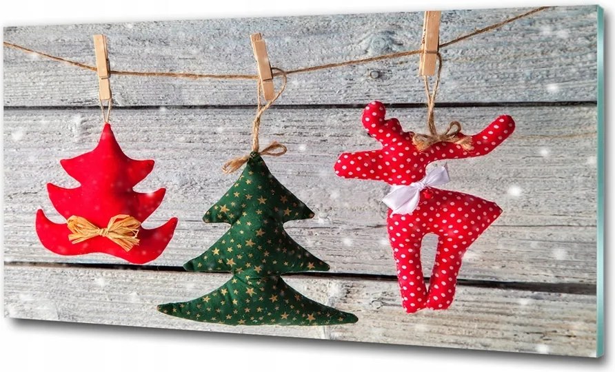 Fotó üvegkép Díszek zsinóron 100x70