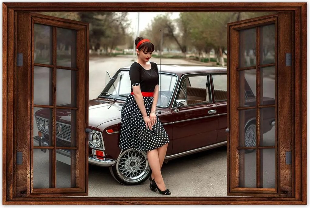 Poszterek 60x40 Klasszikus autó Retro autó