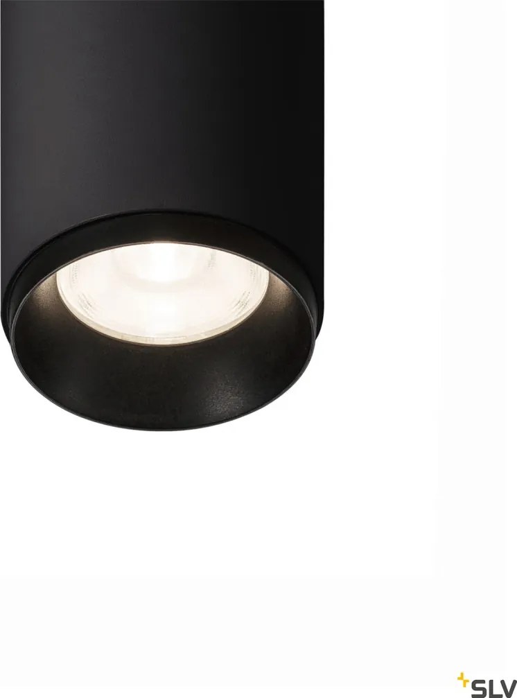 SLV 1004426 NUMINOS Hengeres Mennyezeti Lámpa Fekete LED IP20
