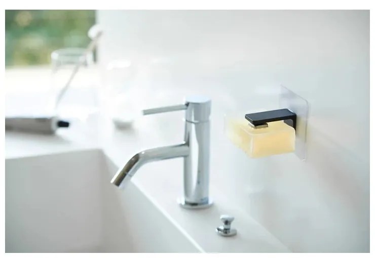 Fekete öntapadós műanyag mágneses szappantartó Film Hook – YAMAZAKI