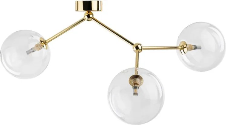 TK LIGHTING 10069 FAIRY Glamour Mennyezeti Lámpa Átlátszó, Arany G9 IP20