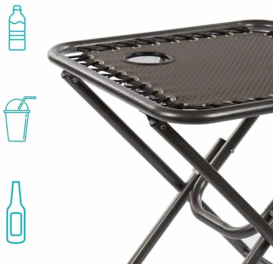 2 db zéró gravitáció kerti szék asztallal