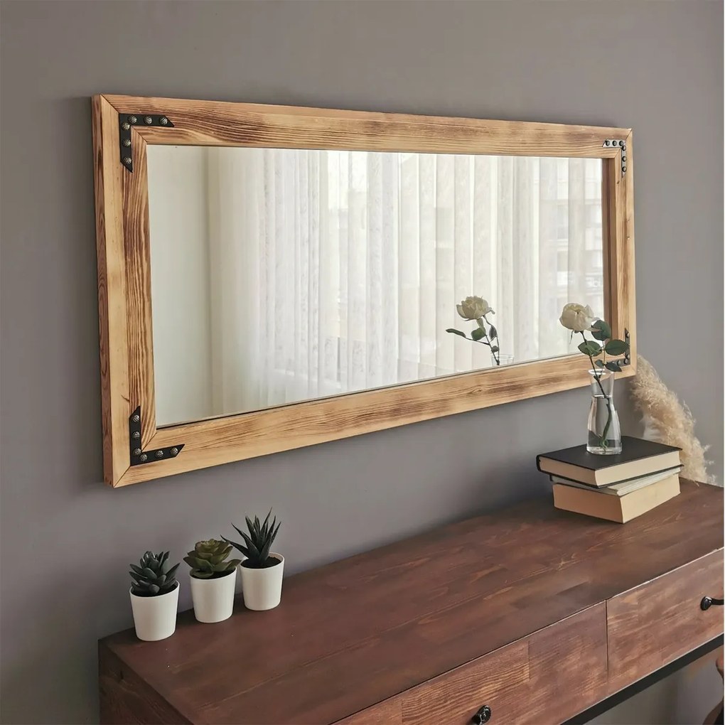 Walnut tükör 50 x 110 cm