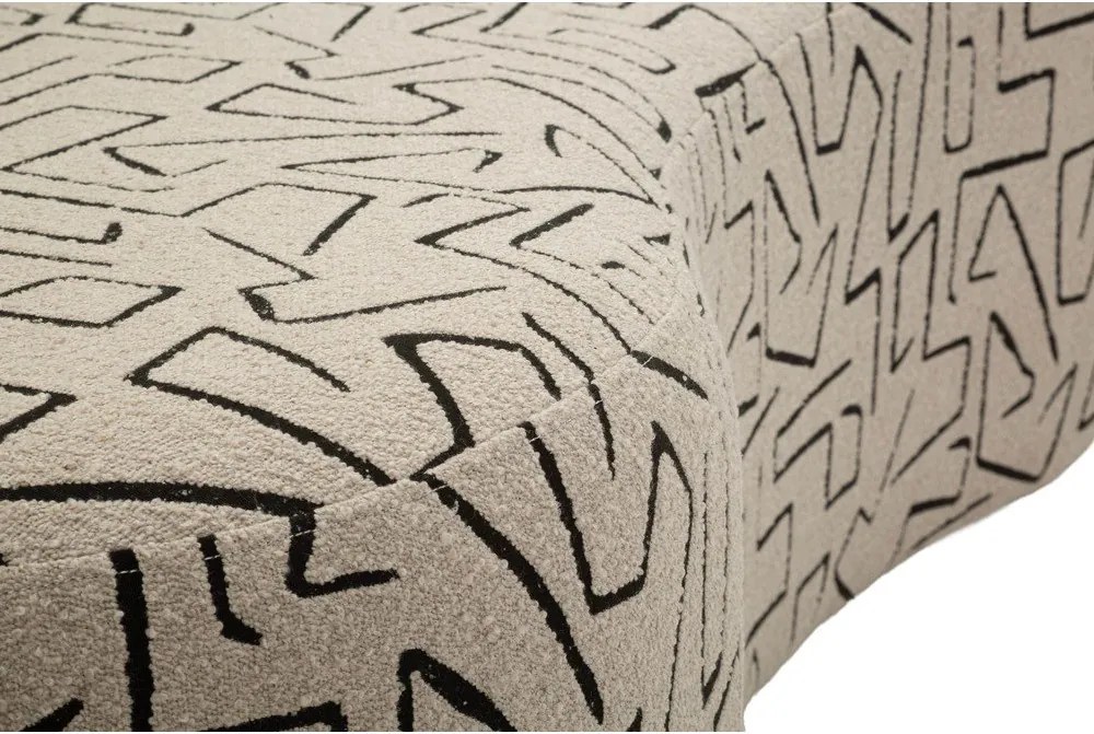 Bézs buklé kanapé 176 cm Nairobi – Mauro Ferretti