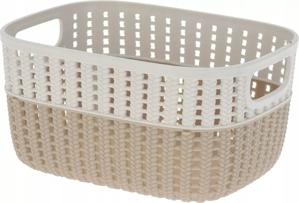 Tárolókosár 33,5x17,5cm Műanyag rendszerező