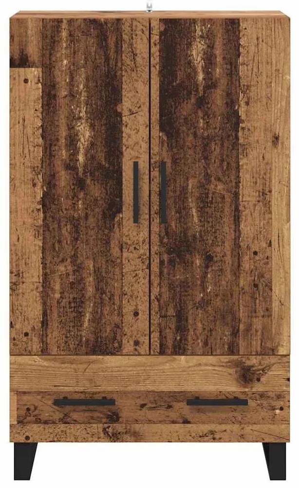 Magasfiú fiókkal Öreg fa 69,5 x 30 x 115 cm Faanyag