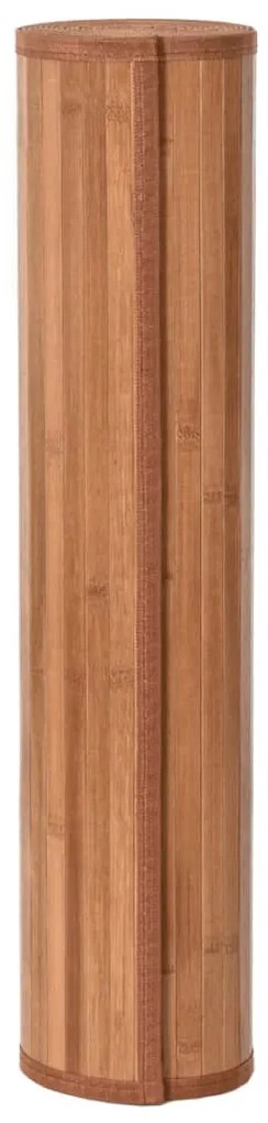 négyszögletű természetes bambusz szőnyeg 70 x 1000 cm