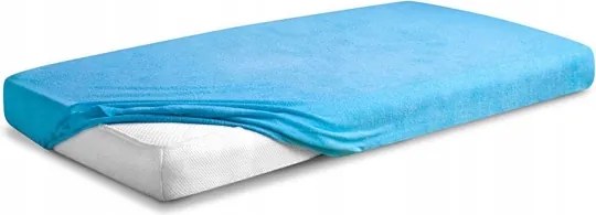 Gumis frottír lepedő 140x200 Premium Matex, türkiz_31