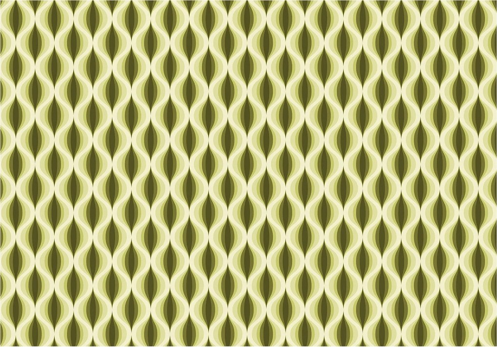 Fotótapéta Akvarell Levelek Eső Hullámok Skandinávia 254x184 vinil +ragasztó