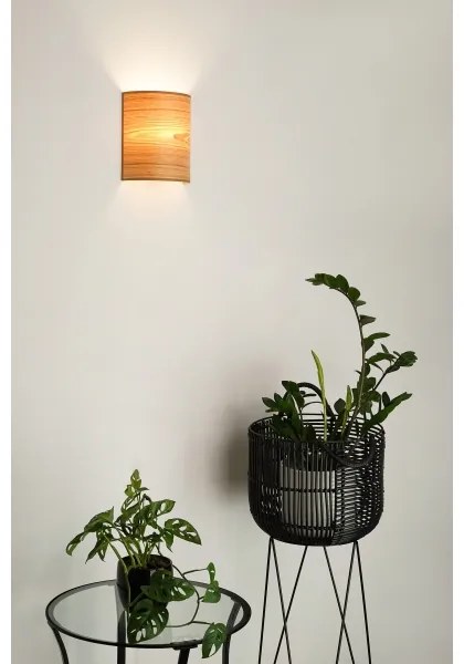 Brilagi - Fali lámpa SEMI 1xE27/15W/230V átm. 20 cm barna