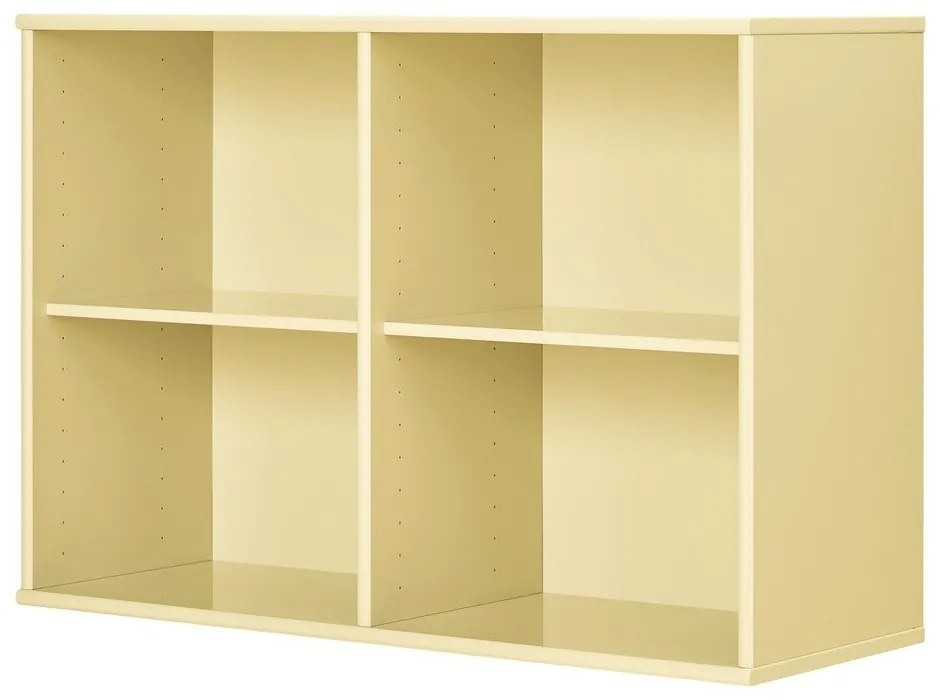 Világossárga függő könyvespolc 89x61 cm Mistral – Hammel Furniture