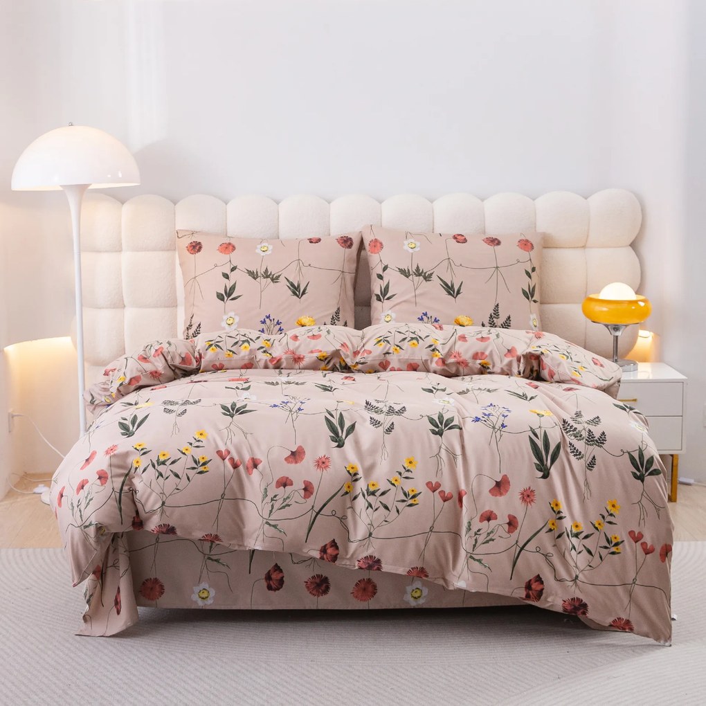 HERBAR bézs mikroszálas ágyneműhuzat Ágyneműhuzat mérete: 70 x 90 cm | 140 x 200 cm